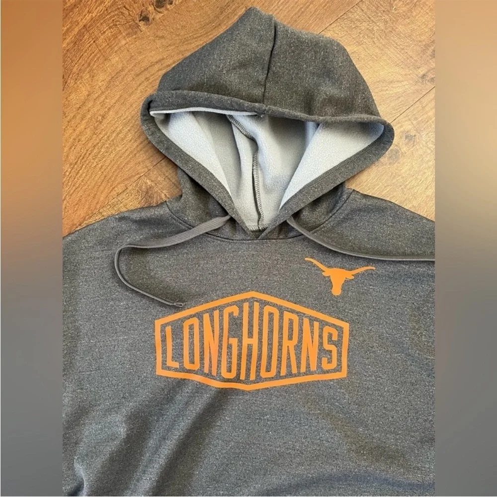 ⛱️🔥We Are Texas - Charcoal Gray Texas Longhorns Graphic Hoodie - XL